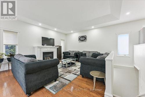 107 Deschene Avenue, Hamilton, ON - Indoor Photo Showing Living Room With Fireplace