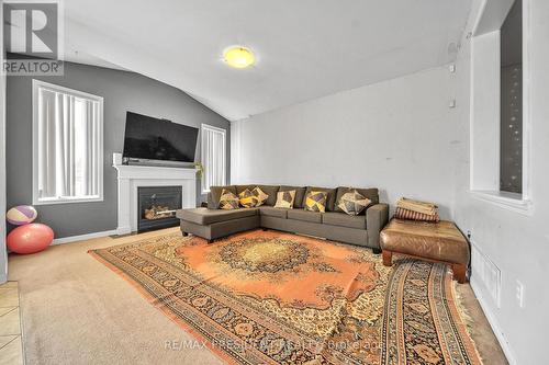 342 Panhellenic Drive, Mississauga, ON - Indoor Photo Showing Living Room With Fireplace
