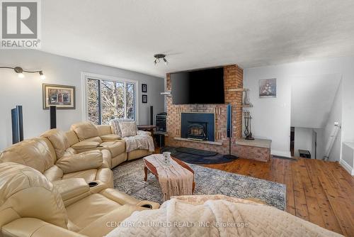 2425 Preston Road, Cavan Monaghan (Cavan-Monaghan), ON - Indoor Photo Showing Living Room With Fireplace