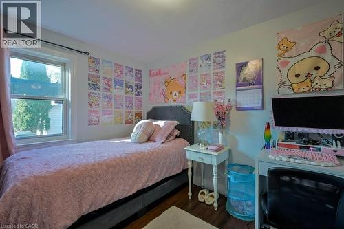 Bedroom with wood finished floors - 131 Elmwood Avenue, Cambridge, ON - Indoor Photo Showing Bedroom