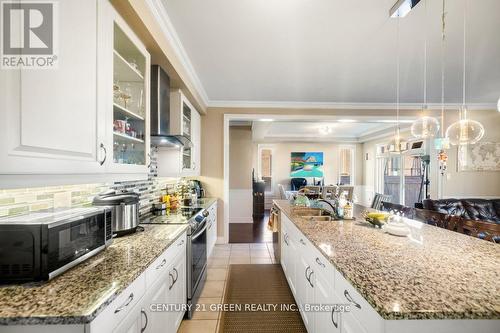 9 Coates Of Arms Lane N, Ajax, ON - Indoor Photo Showing Kitchen With Double Sink With Upgraded Kitchen