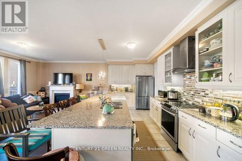 9 Coates Of Arms Lane N, Ajax, ON - Indoor Photo Showing Kitchen With Stainless Steel Kitchen With Upgraded Kitchen