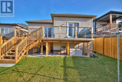 View of the back deck from the backyard - 394 Hummel Crescent, Fort Erie (Lakeshore), ON - Outdoor With Deck Patio Veranda With Exterior
