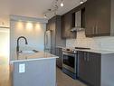 Cuisine - 308-7220 21E Avenue, Montréal (Villeray/Saint-Michel/Parc-Extension), QC  - Indoor Photo Showing Kitchen With Double Sink With Upgraded Kitchen 