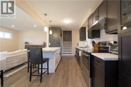 73 Larkspur Crescent, Kitchener, ON - Indoor Photo Showing Kitchen With Upgraded Kitchen