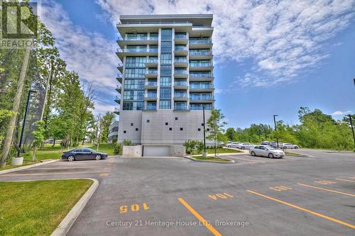 underground back exit - 1001 - 7711 Green Vista Gate, Niagara Falls (Oldfield), ON - Outdoor With Balcony With Facade