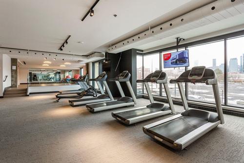 Exercise room - 308-1548 Rue Des Bassins, Montréal (Le Sud-Ouest), QC - Indoor Photo Showing Gym Room