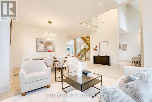 Kitchen 8x5 Island with Integrated Bar Seating - 512 Weynway Court, Oakville, ON - Indoor Photo Showing Kitchen