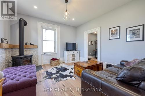3892 Lewis Road, Thames Centre, ON - Indoor Photo Showing Living Room With Fireplace