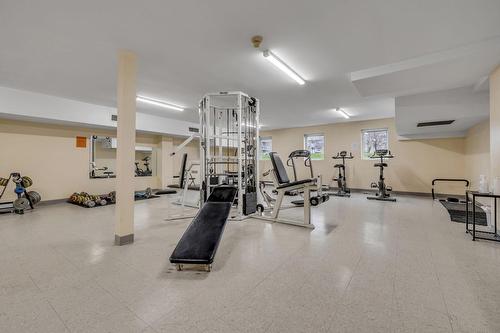 Salle d'exercice - 309-3455 Rue Clemenceau, Québec (Beauport), QC - Indoor Photo Showing Gym Room