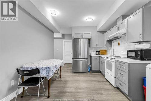 652 Bridge Unit# Lower, Windsor, ON - Indoor Photo Showing Kitchen