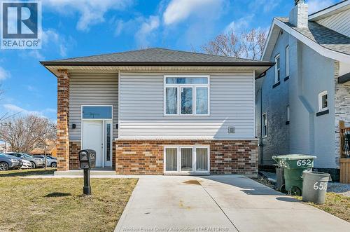 652 Bridge Unit# Lower, Windsor, ON - Outdoor