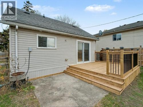 1815 Westminster Boulevard, Windsor, ON - Outdoor With Deck Patio Veranda With Exterior