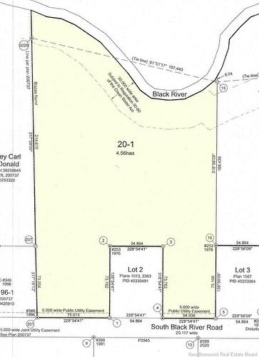 11.2 Acres South Black River, Black River Bridge, NB 