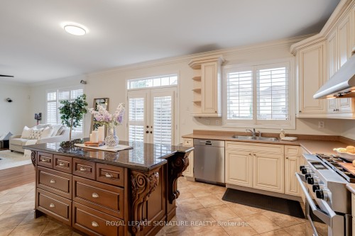 366 Cochrane Terrace, Milton, ON - Indoor Photo Showing Kitchen With Double Sink