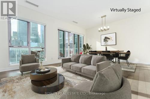 Ph1203 - 55 Front Street E, Toronto, ON - Indoor Photo Showing Living Room