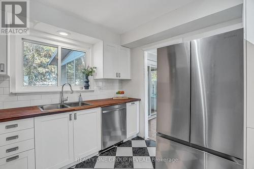 1343 Fenelon Crescent, Oshawa, ON - Indoor Photo Showing Kitchen With Double Sink