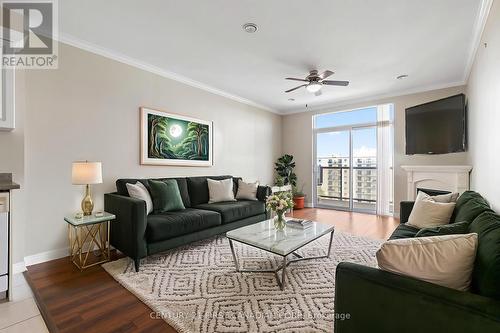 701 - 353 Commissioners Road W, London South (South D), ON - Indoor Photo Showing Living Room With Fireplace