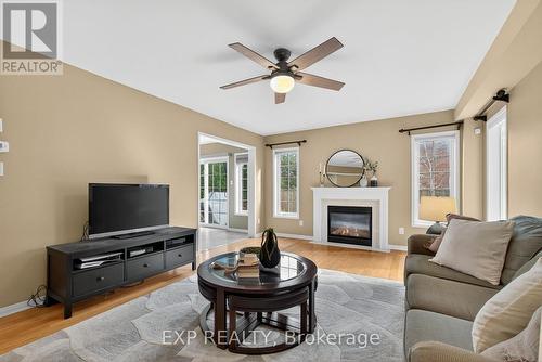 5612 Blue Spruce Avenue, Burlington, ON - Indoor Photo Showing Living Room With Fireplace