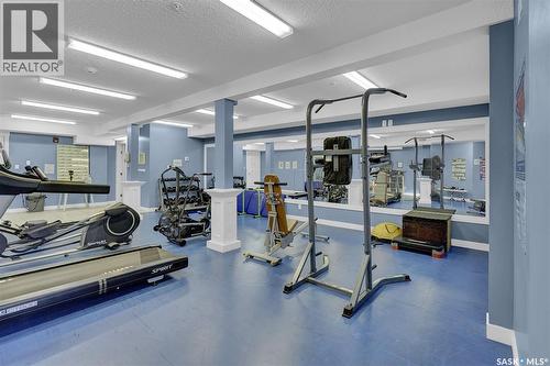 302 5301 Universal Crescent, Regina, SK - Indoor Photo Showing Gym Room