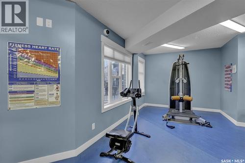 302 5301 Universal Crescent, Regina, SK - Indoor Photo Showing Gym Room