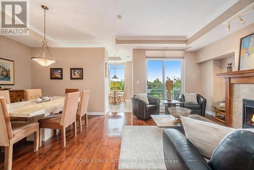 704 - 136 Darlington Private, Ottawa, ON - Indoor With Fireplace