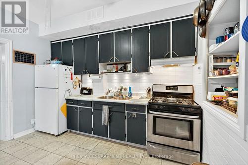 79 Murray Street E, Hamilton, ON - Indoor Photo Showing Kitchen With Double Sink