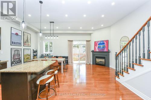 87 Park Street W, Mississauga, ON - Indoor With Fireplace