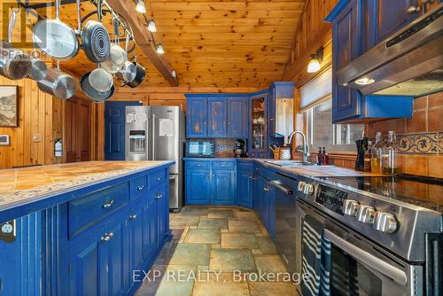 266 School House Road, Centre Hastings, ON - Indoor Photo Showing Kitchen With Double Sink