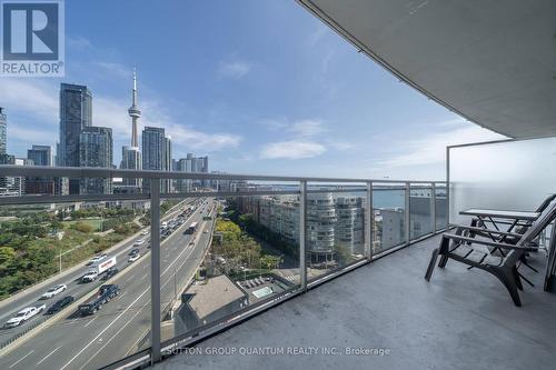 1810 - 38 Dan Leckie Way, Toronto, ON - Outdoor With Balcony With View