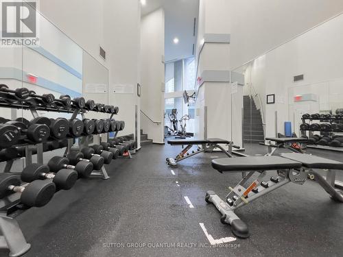 1810 - 38 Dan Leckie Way, Toronto, ON - Indoor Photo Showing Gym Room