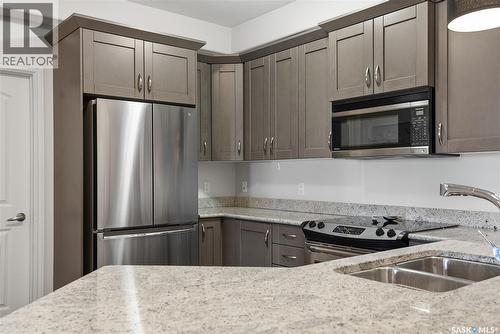 214 2730 Main Street, Saskatoon, SK - Indoor Photo Showing Kitchen With Double Sink With Upgraded Kitchen