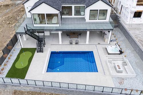 1327 Vineyard Drive, West Kelowna, BC - Outdoor With In Ground Pool