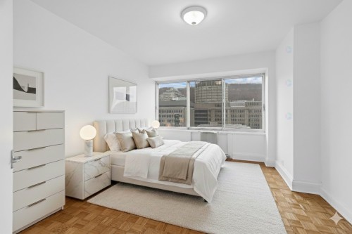 Master Bedroom - 1606-3470 Rue Stanley, Montréal (Ville-Marie), QC - Indoor Photo Showing Bedroom