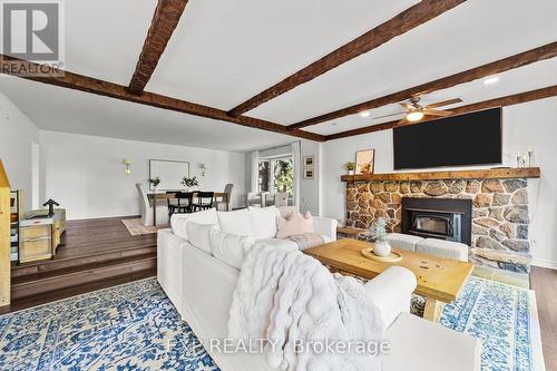200 Harris Road, Middlesex Centre (Delaware Town), ON - Indoor Photo Showing Living Room With Fireplace