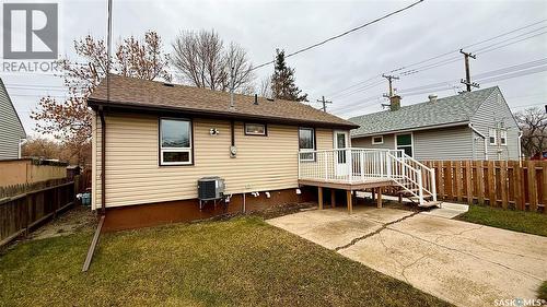 4124 4Th Avenue, Regina, SK - Outdoor With Deck Patio Veranda With Exterior