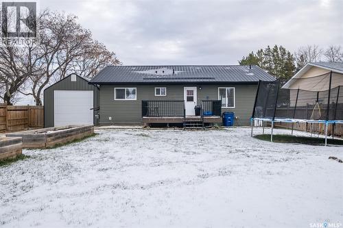 335 Ruttle Avenue, Kinistino, SK - Outdoor With Deck Patio Veranda