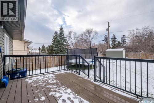 335 Ruttle Avenue, Kinistino, SK - Outdoor With Deck Patio Veranda With Exterior