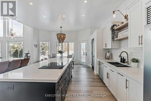 769 Mud Street E, Hamilton, ON - Indoor Photo Showing Kitchen With Double Sink With Upgraded Kitchen