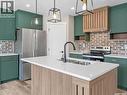 4748 Ferndale Crescent, Regina, SK  - Indoor Photo Showing Kitchen With Double Sink With Upgraded Kitchen 