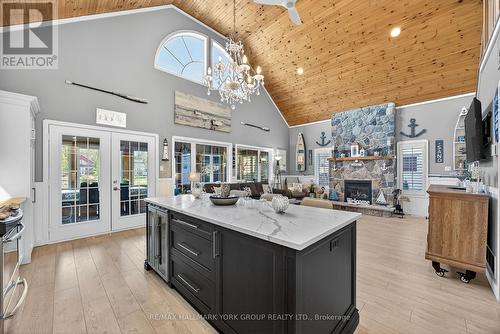 41 Madawaska Trail, Wasaga Beach, ON - Indoor With Fireplace