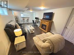 Lower level living and dining area - 