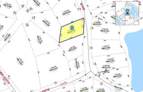 Plan (croquis) - 2E Rue, Chertsey, QC 