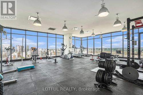 1705 - 255 Bay Street, Ottawa, ON - Indoor Photo Showing Gym Room