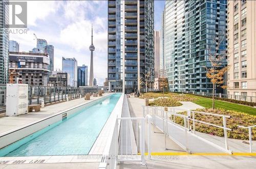 1604 - 1 The Esplanade, Toronto, ON - Outdoor With In Ground Pool With Facade