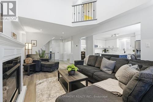 157 Braithwaite Avenue, Hamilton, ON - Indoor Photo Showing Living Room With Fireplace