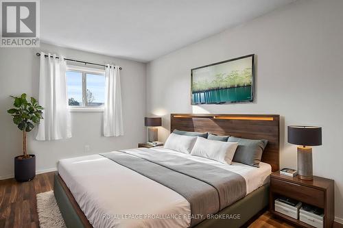 Photo is virtually staged - 301 - 580 Armstrong Road, Kingston (East Gardiners Rd), ON - Indoor Photo Showing Bedroom