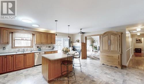 21 Trent View Road, Kawartha Lakes (Eldon), ON - Indoor Photo Showing Kitchen With Double Sink