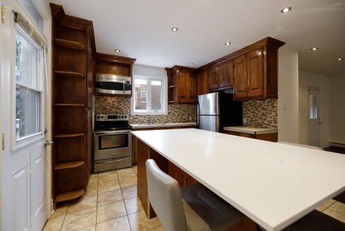 Kitchen - 3852 Av. Prud'Homme, Montréal (Côte-Des-Neiges/Notre-Dame-De-Grâce), QC - Indoor Photo Showing Kitchen With Upgraded Kitchen