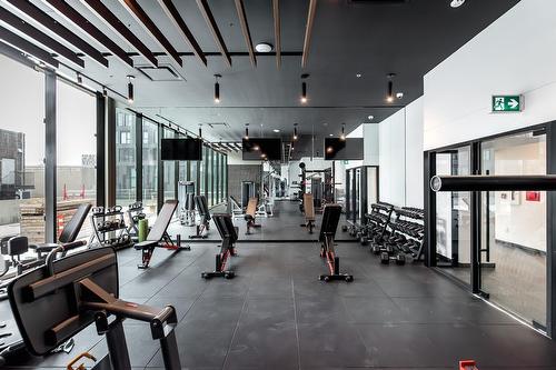 Salle d'exercice - 3501-1245 Rue De Bleury, Montréal (Ville-Marie), QC - Indoor Photo Showing Gym Room
